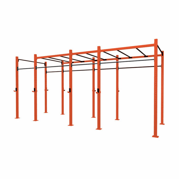 Toorx MASTER OUTDOOR Cage autoportante à 4 travées avec Monkey Station