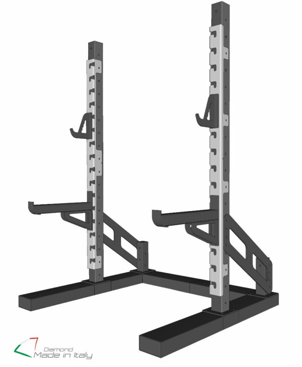 Diamond Squat Rack Premium DR-SSP - 128x155x193 cm